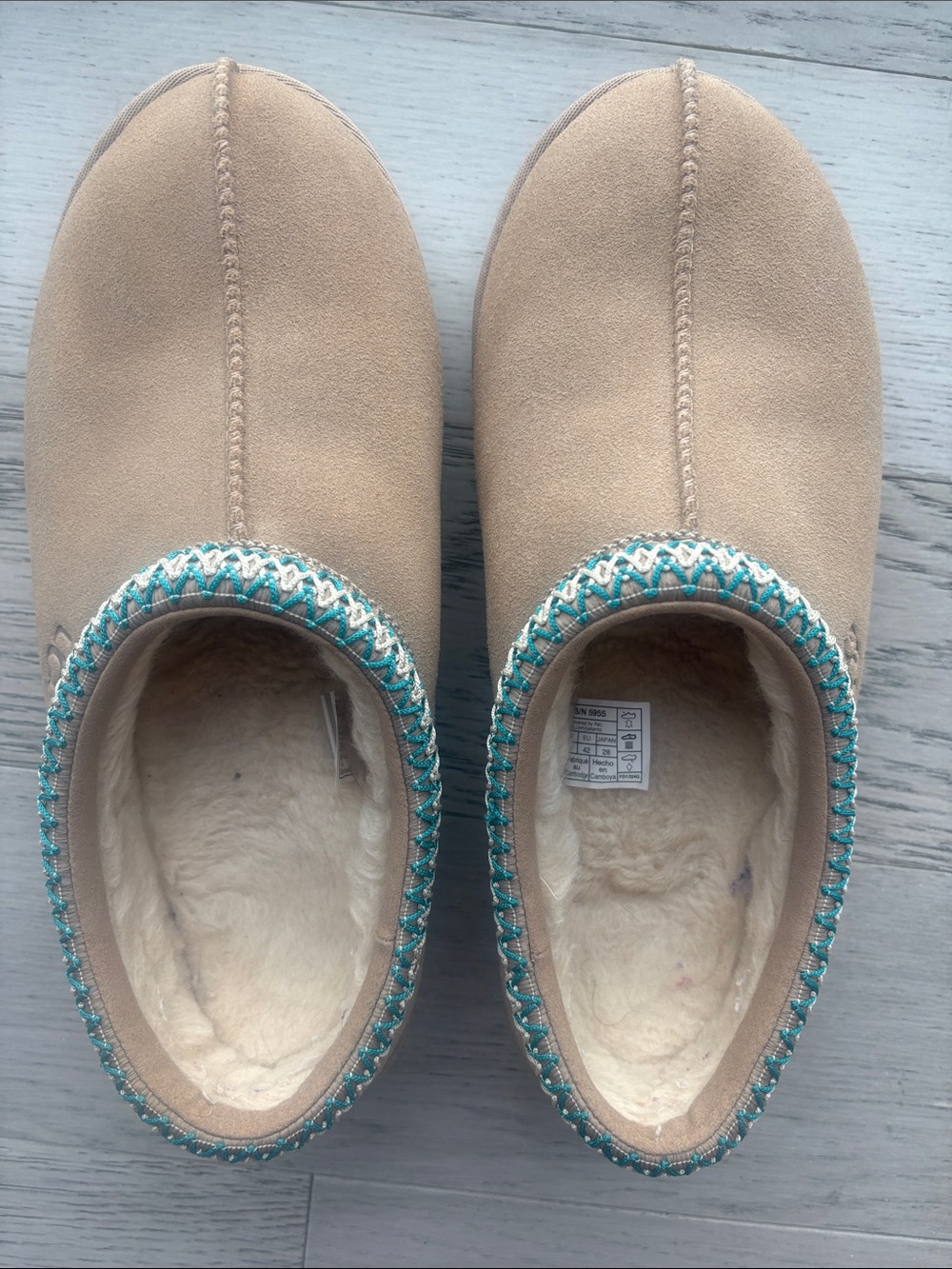 Ugg Tasman Slippers Clogs Size 11 Brown - Picture 2 of 7